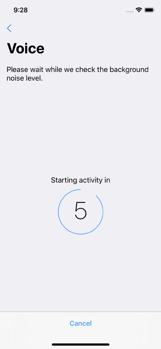 Task Completion Screen