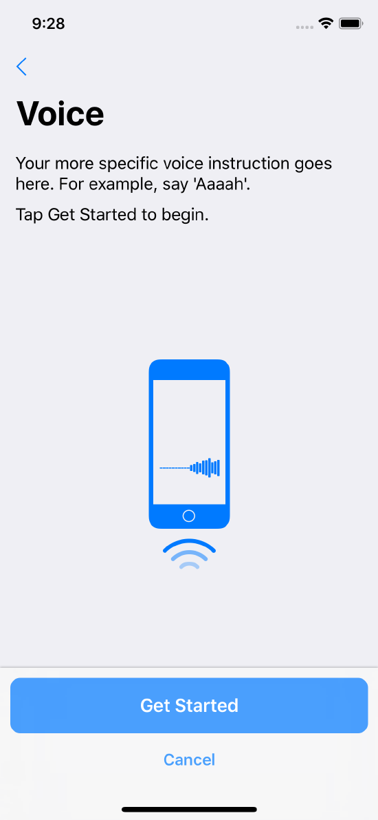 Instruction Screen